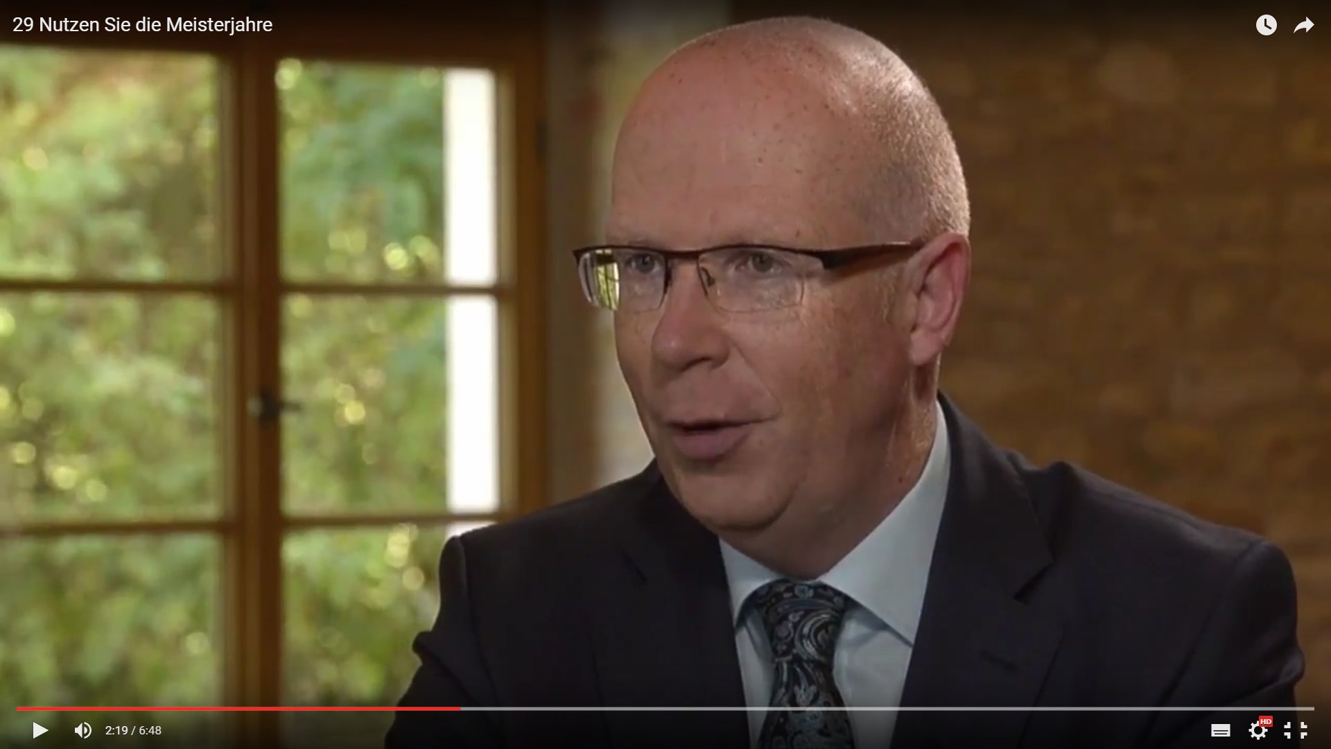 Business TV: Nutzen Sie die Meisterjahre