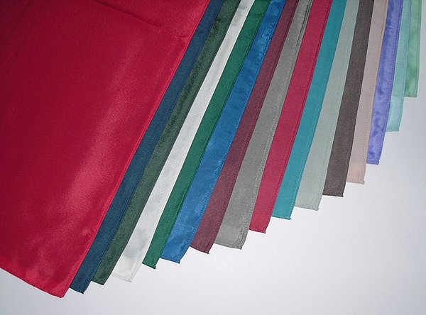 Analyse- und Finaltücher zur Farbbestimmung